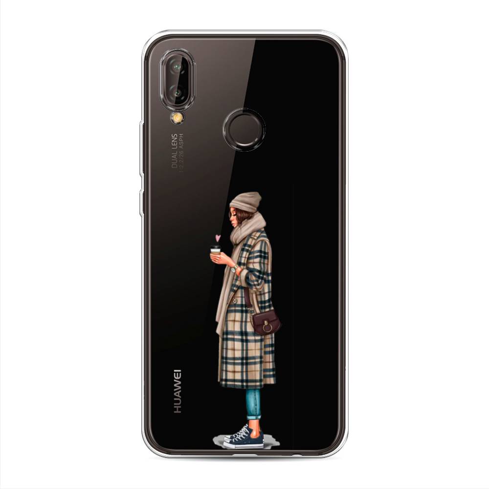 

Чехол на Huawei Nova 3 "Утренний кофе", Коричневый;бежевый, 66150-6