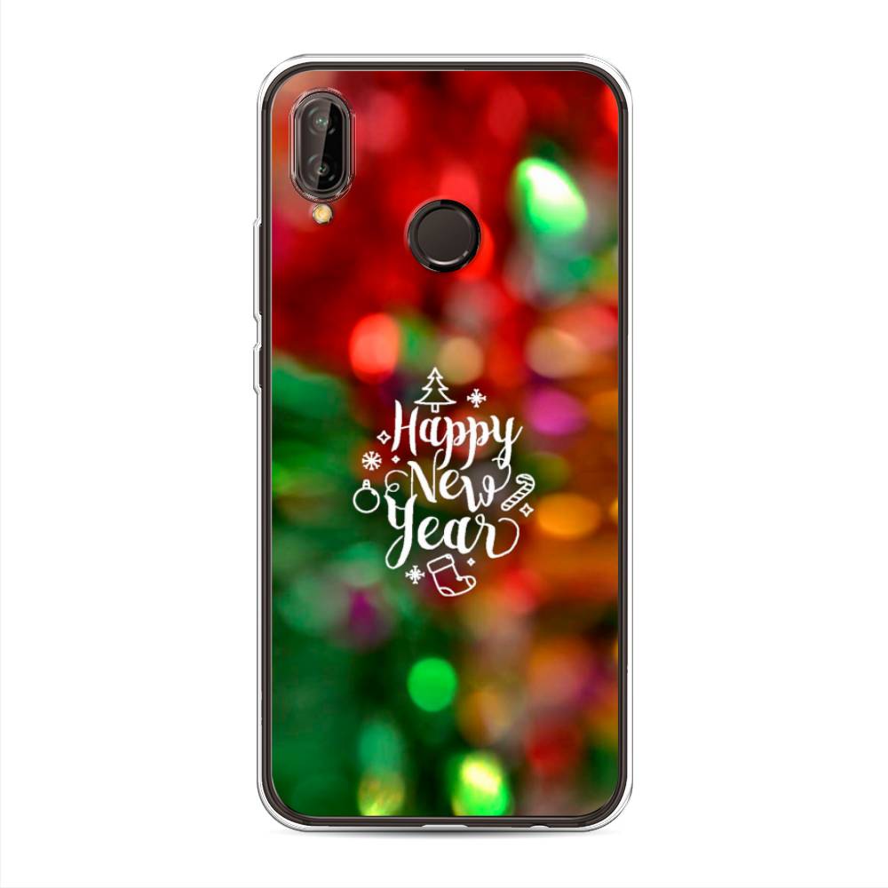 

Чехол на Huawei Nova 3 "Новый Год на елке", Зеленый;красный;желтый, 66150-5