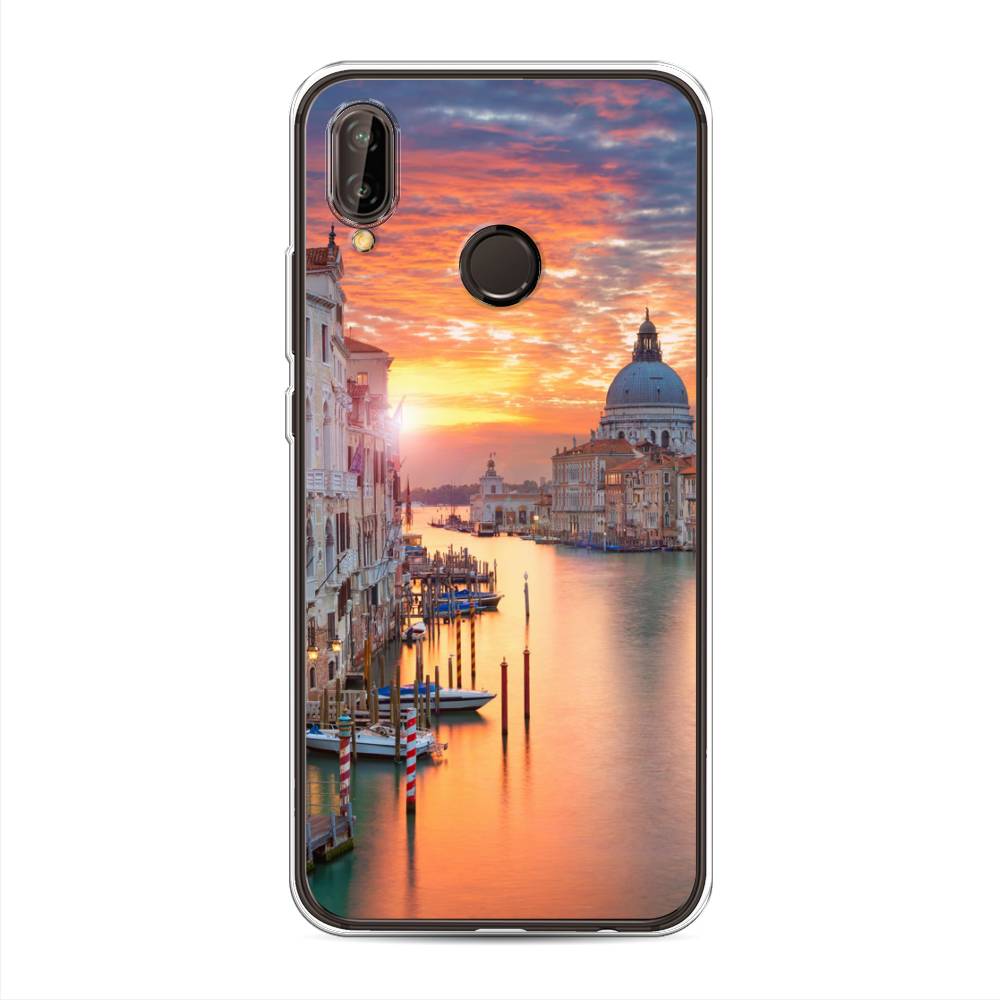

Чехол на Huawei Nova 3 "Восход 11", Розовый;оранжевый, 66150-2