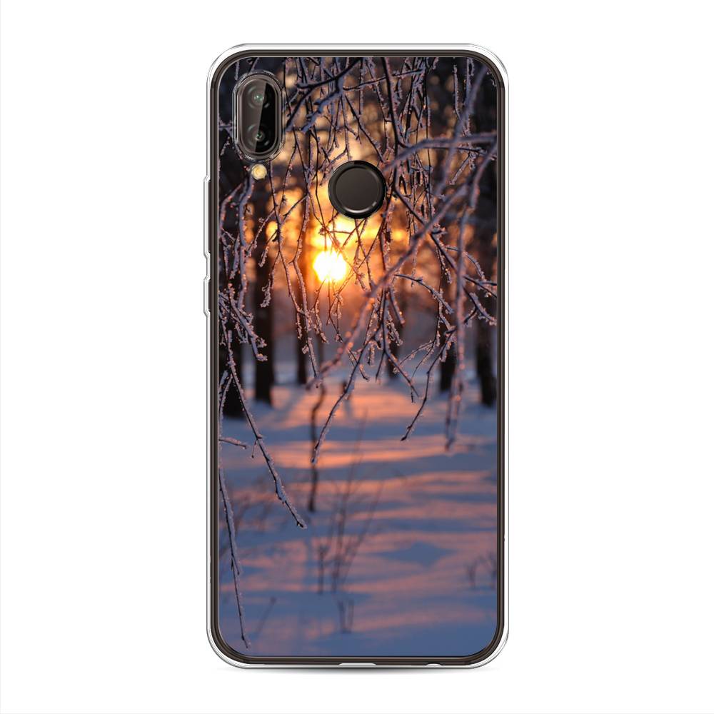 

Чехол на Huawei Nova 3 "Зима 7", Оранжевый;розовый;черный, 66150-2