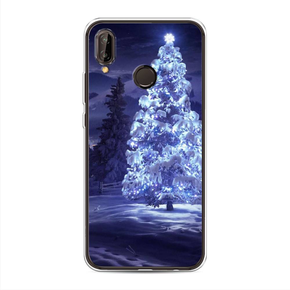 

Чехол на Huawei Nova 3 "Зима 4", Синий;черный;белый, 66150-2