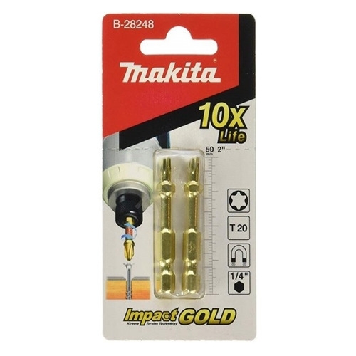 

Набор бит Makita B-28248, шестигранный, 2шт
