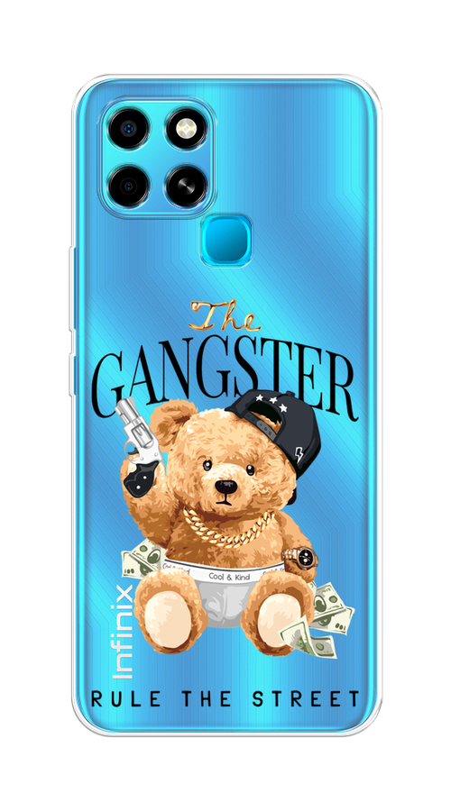 

Чехол на Infinix Smart 6 "The Gangster", Бежевый;серый;черный, 3101050-6