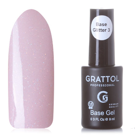 

База Grattol Rubber Glitter №3