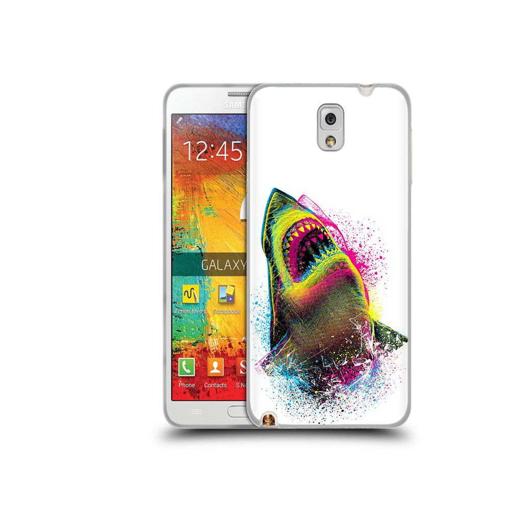 

Чехол MyPads Tocco для Samsung Galaxy Note 3 челюсти-2, Прозрачный, Tocco