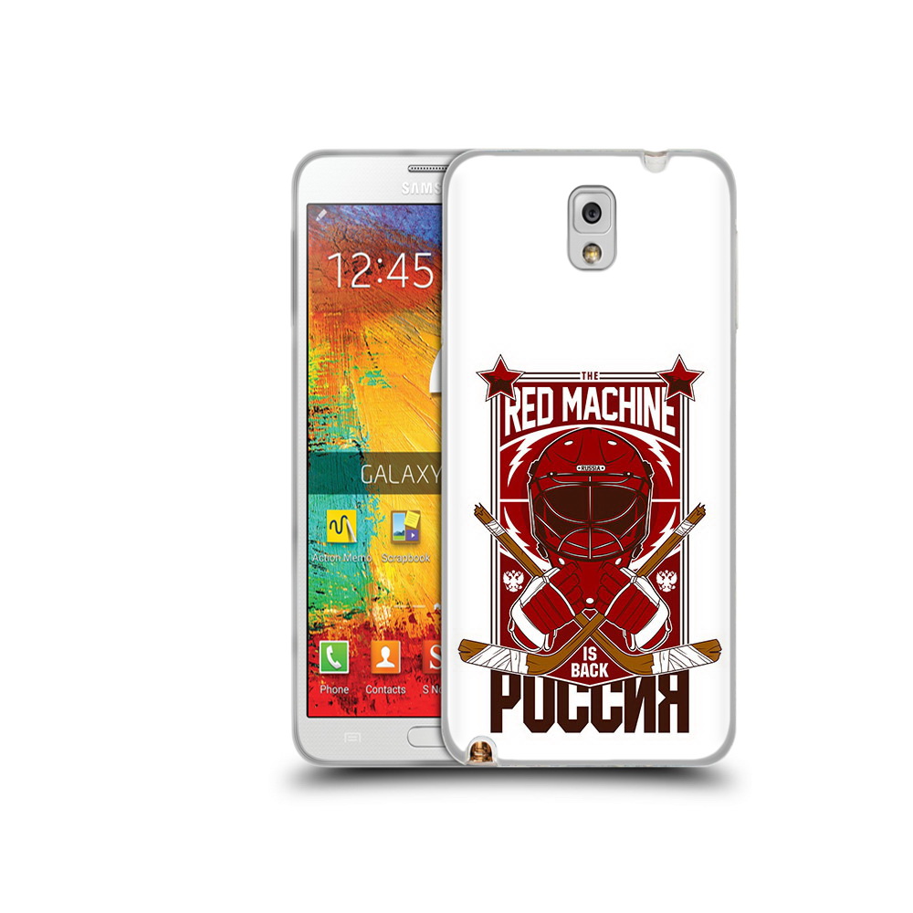 Чехол MyPads Tocco для Samsung Galaxy Note 3 хоккей россия