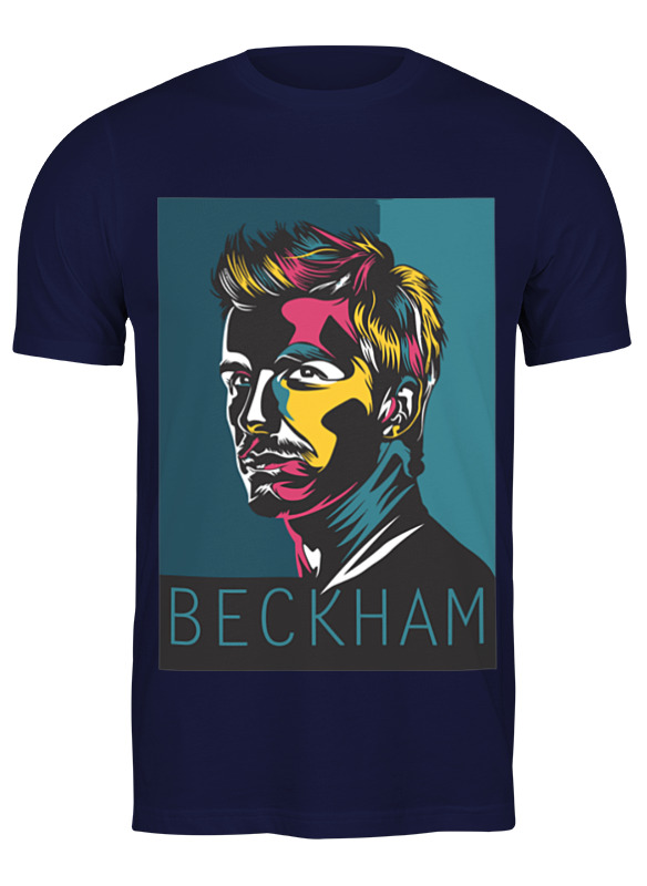 

Футболка мужская Printio Дэвид бекхэм синий 2XL, Дэвид бекхэм