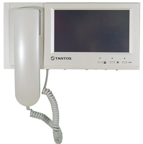 Монитор домофона цветной TFT LCD 7 механические кнопки с трубкой LOKI Tantos 00-00014745