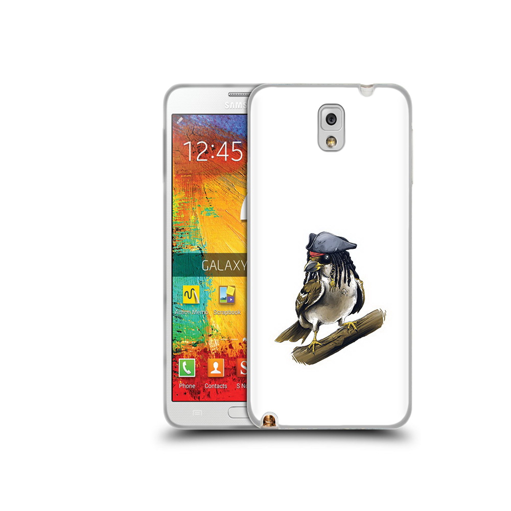 

Чехол MyPads Tocco для Samsung Galaxy Note 3 Джек воробей, Прозрачный, Tocco