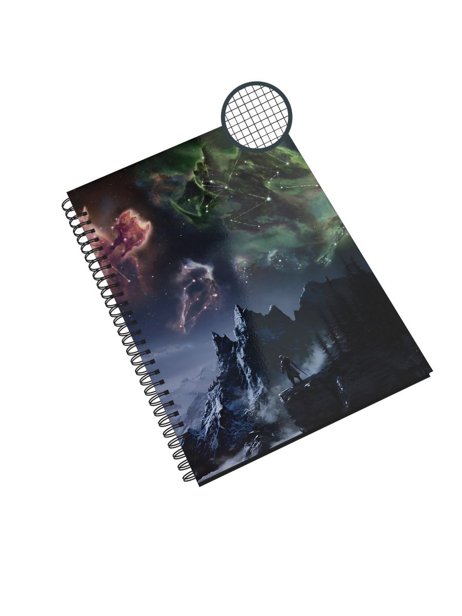

Блокнот Каждому Своё "Skyrim/Скайрим/The elder scrolls" NP-GMSK2-A4/2 A4 48л в клетку, NP-GMSK2-A4/2