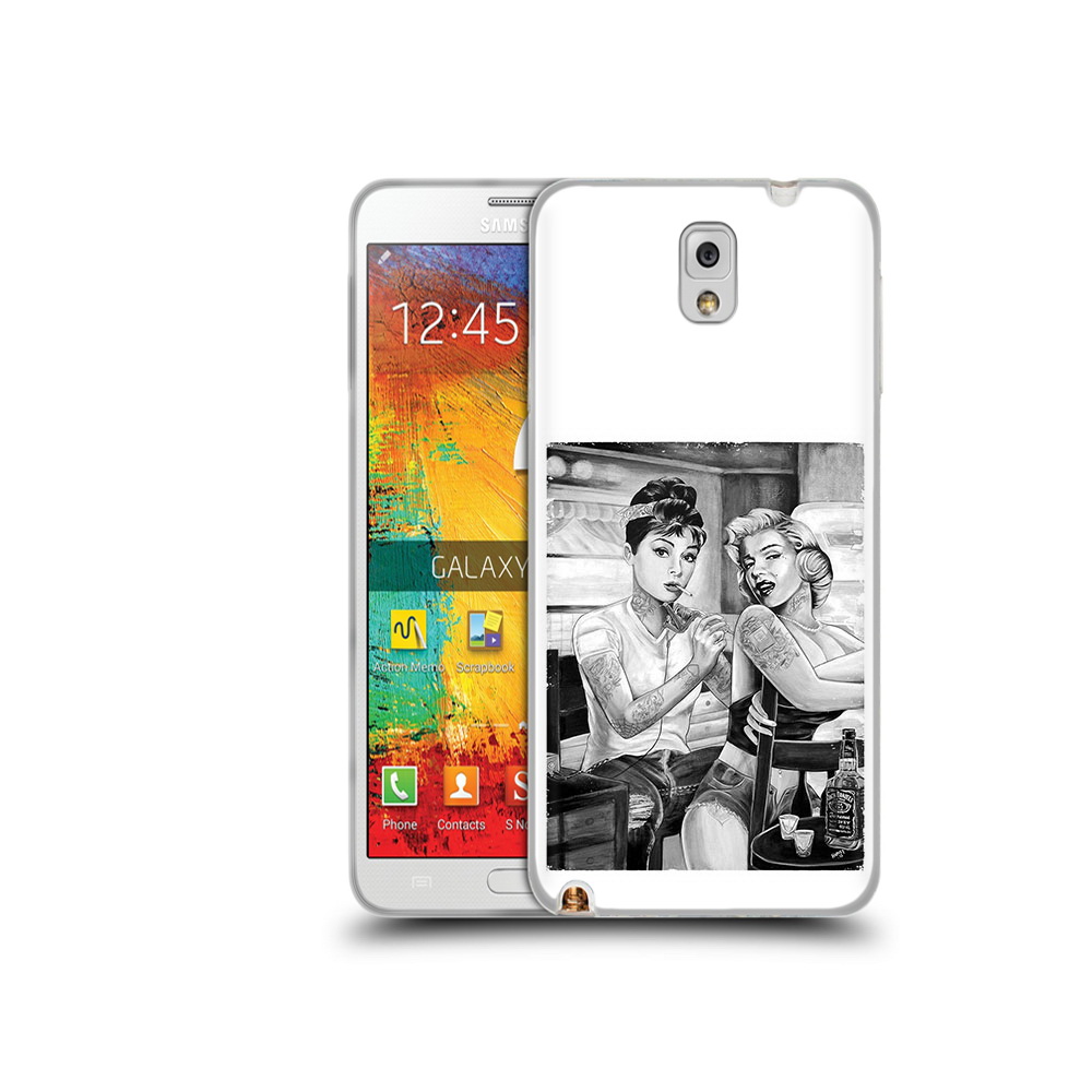 

Чехол MyPads Tocco для Samsung Galaxy Note 3 тату мастер, Прозрачный, Tocco