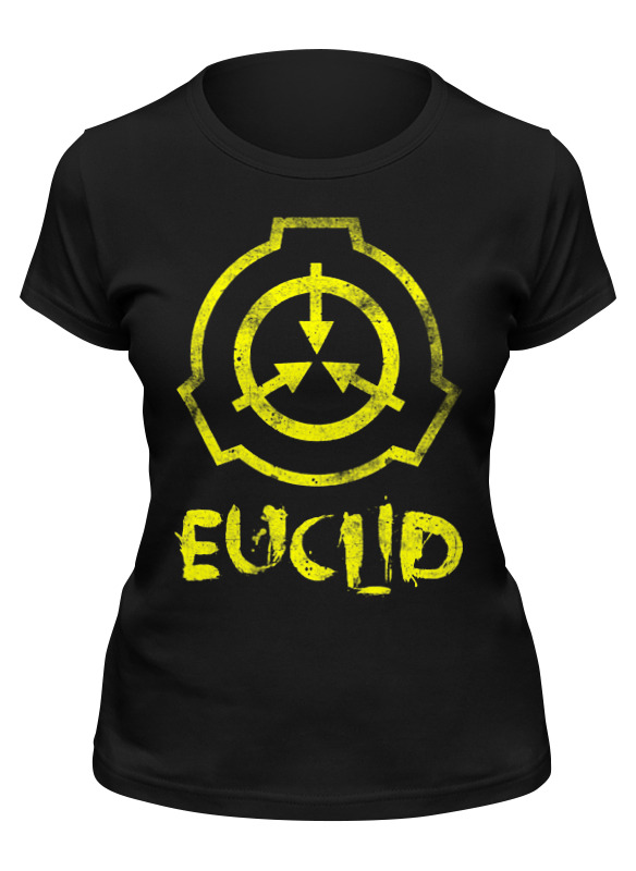 

Футболка женская Printio Scp, euclid черная 2XL, Черный, Scp, euclid