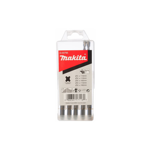 

Набор буров Makita D-00795, по бетону, SDS-PLUS, 5шт