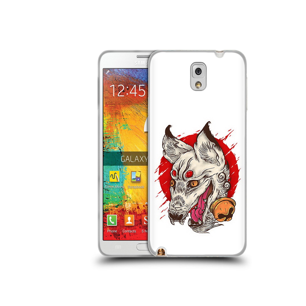 

Чехол MyPads Tocco для Samsung Galaxy Note 3 страшная собака, Прозрачный, Tocco