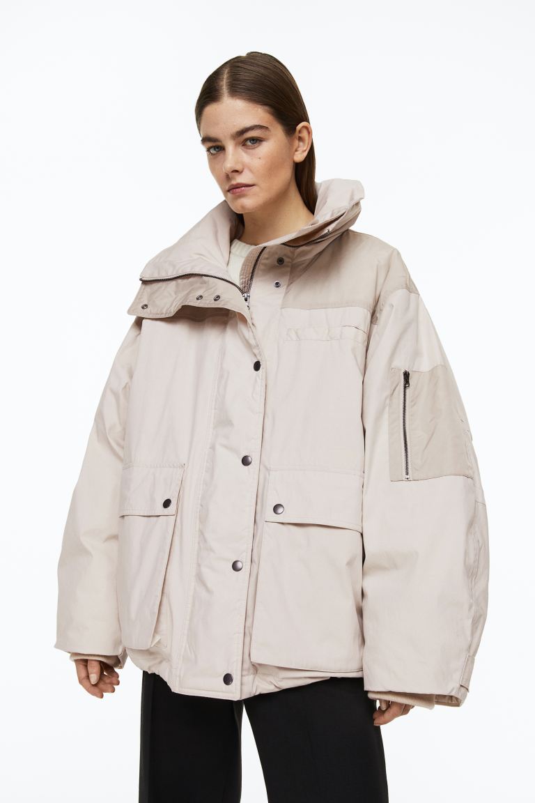 

Пуховик женский H&M 1131755002 бежевый M (доставка из-за рубежа), 1131755002