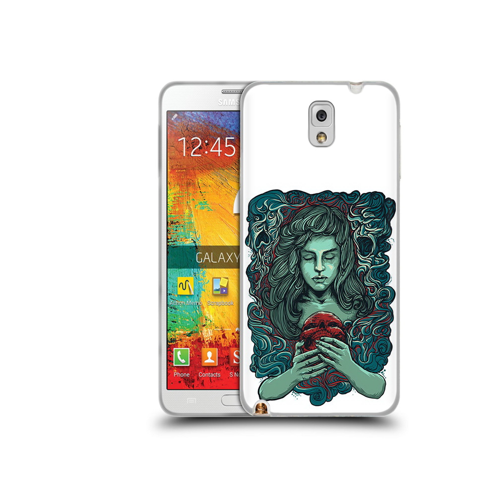 

Чехол MyPads Tocco для Samsung Galaxy Note 3 спящая девушка, Прозрачный, Tocco
