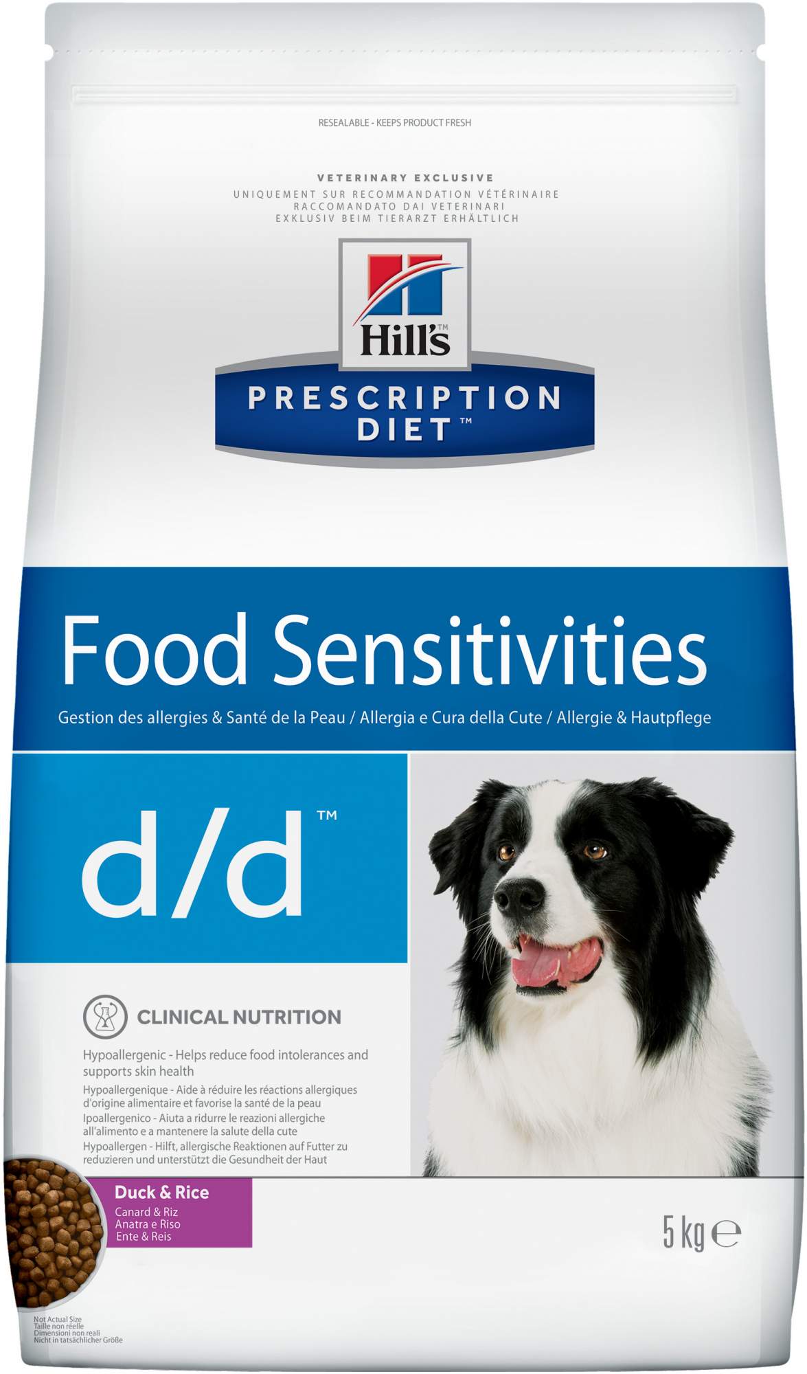 фото Сухой корм для собак hill's prescription diet d/d food sensitivities, утка, 5кг