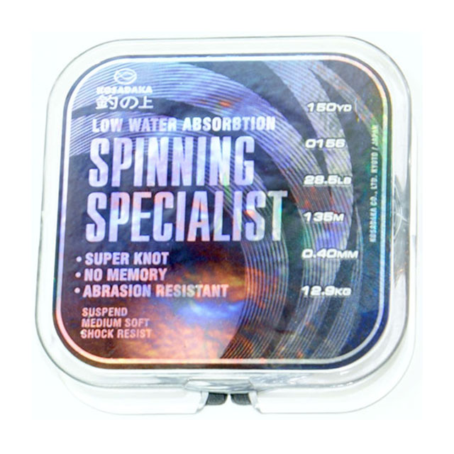 

Kosadaka Леска монофильная KOSADAKA SPINNING SPECIALIST (LSPS35 (135 м 0,35мм) ), Прозрачный