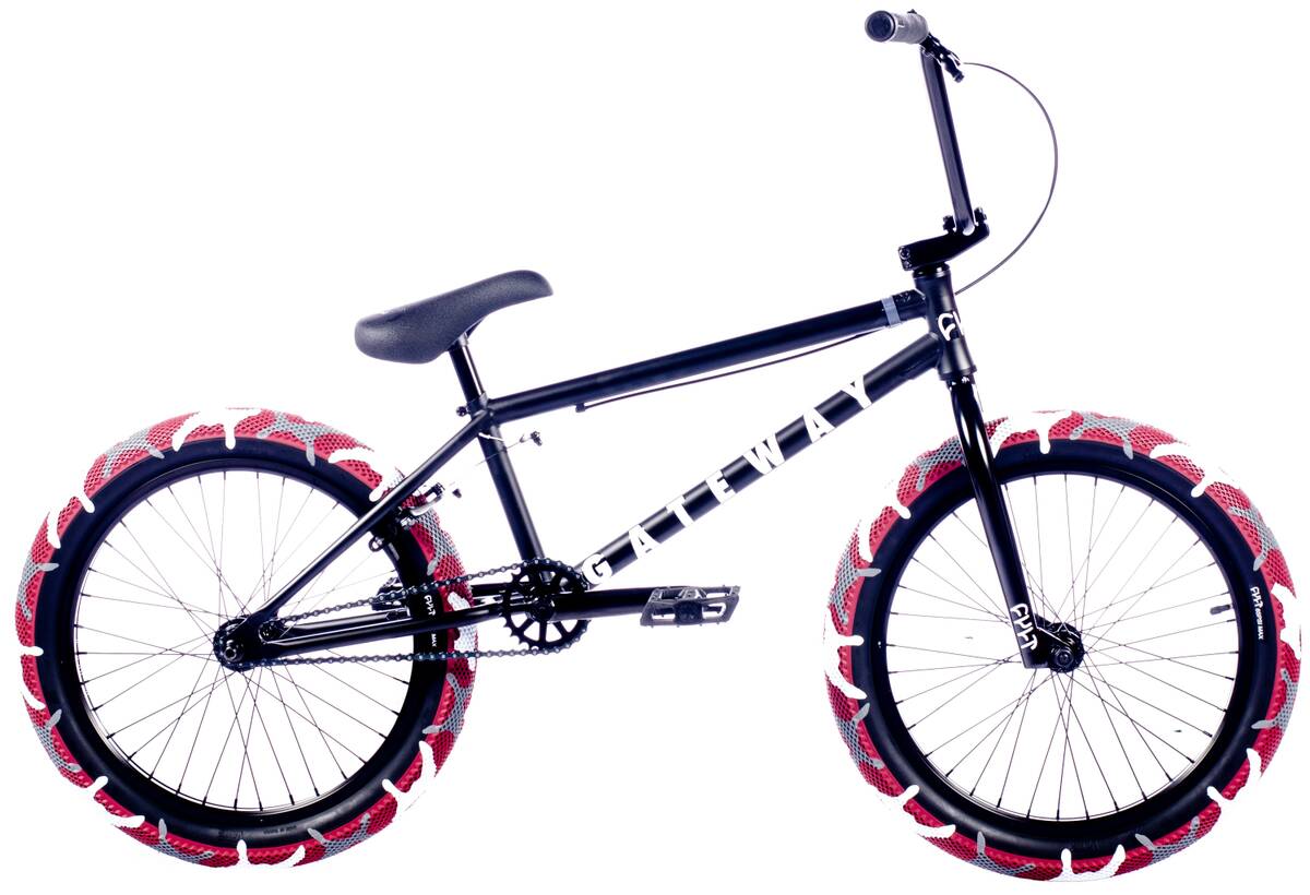 фото Велосипед bmx cult 2022 gateway a black frame cult sport nutrition