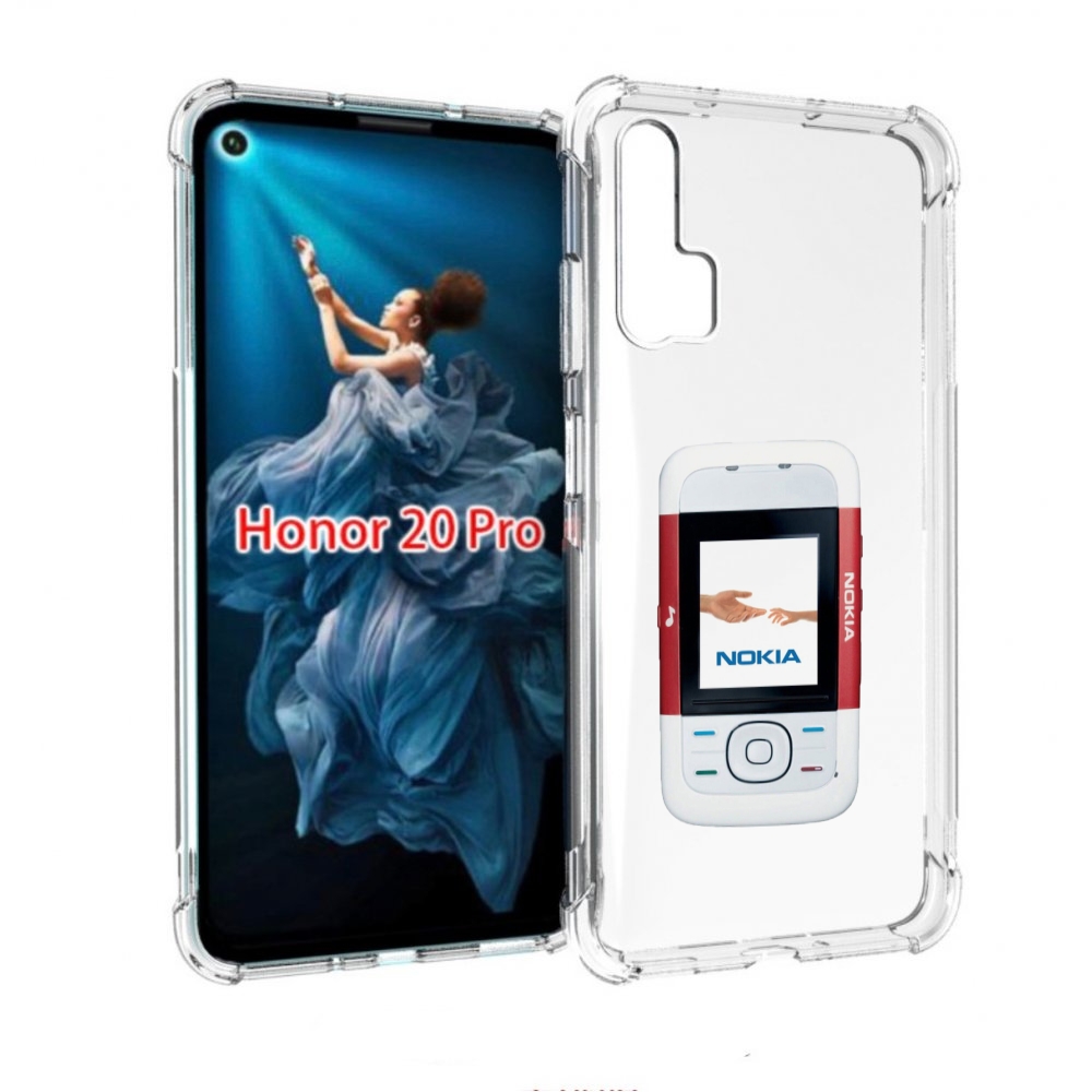 

Чехол бампер MyPads старая нокия для Honor 20 Pro противоударный, Прозрачный, Tocco
