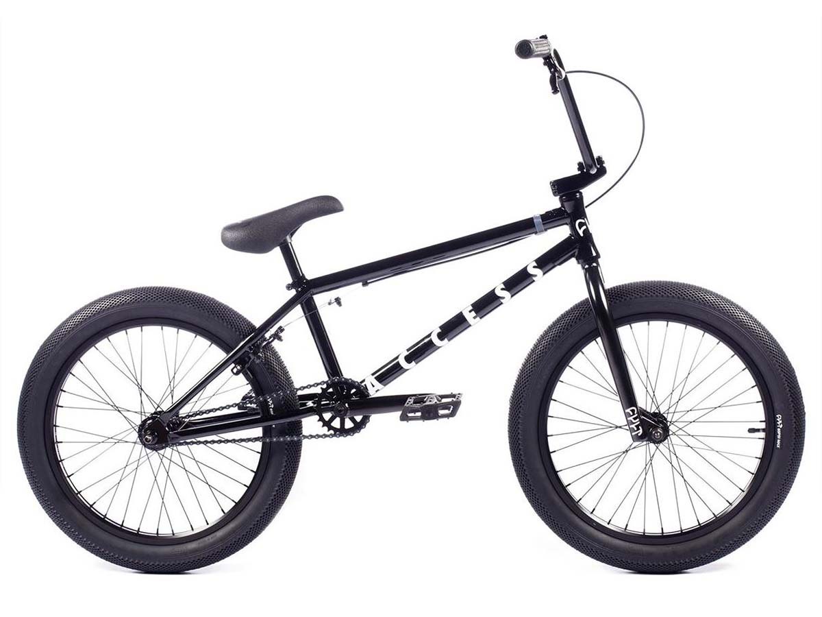 фото Велосипед bmx cult 2022 access a black frame cult sport nutrition