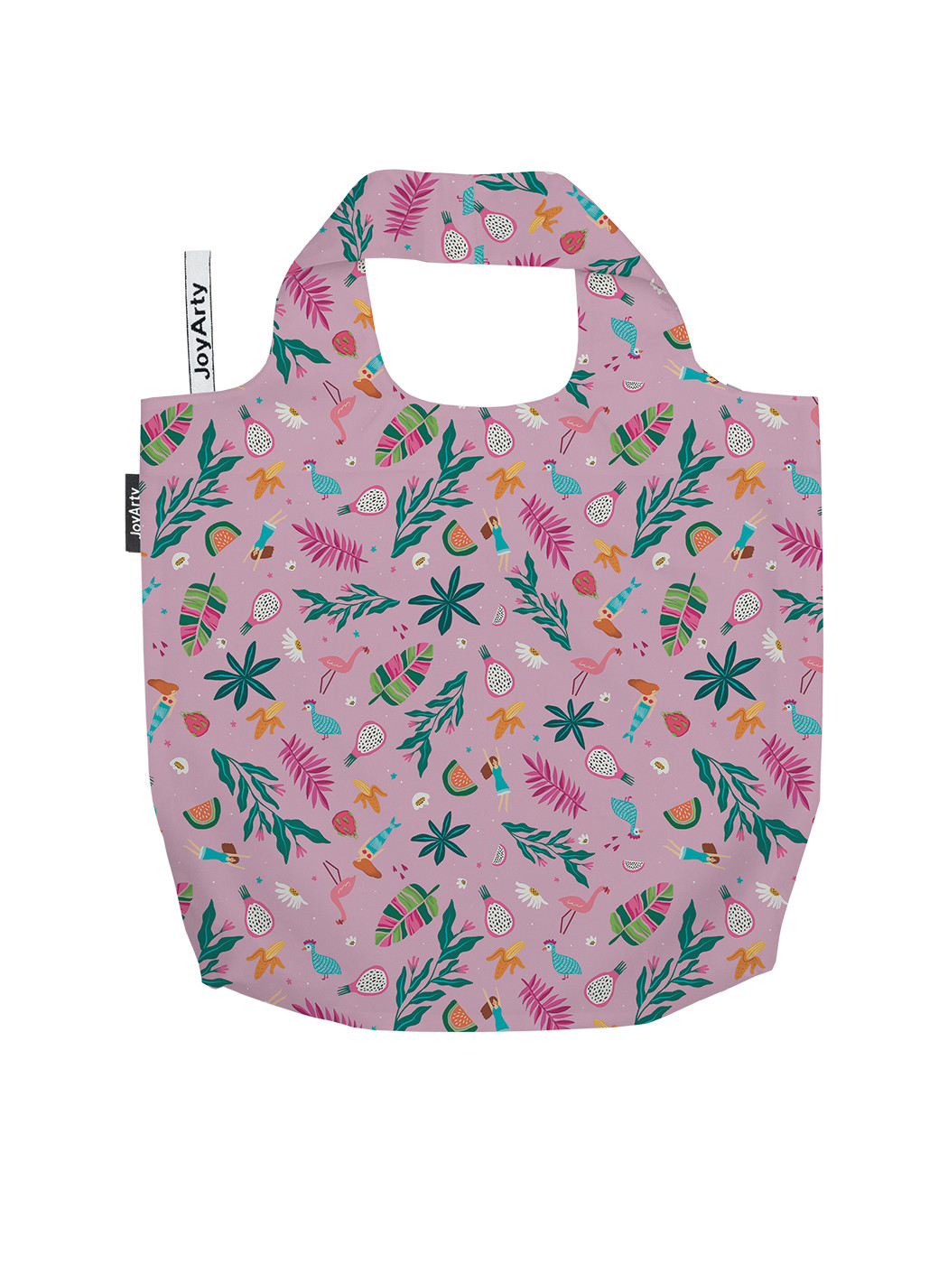 

Сумка авоська женская JoyArty bstl_41, пальмы, Розовый, bstl_41