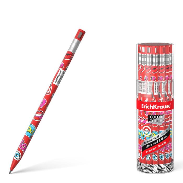 

Карандаш механический 2.0 мм ErichKrause ColorTouch Sweet love, с точилкой, НВ