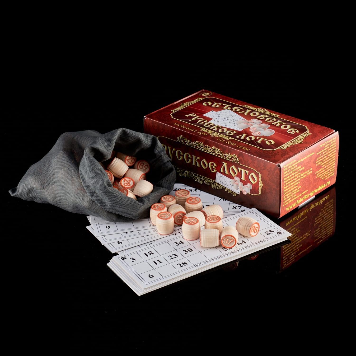 

Настольная игра "Русское лото" в картонной упаковке