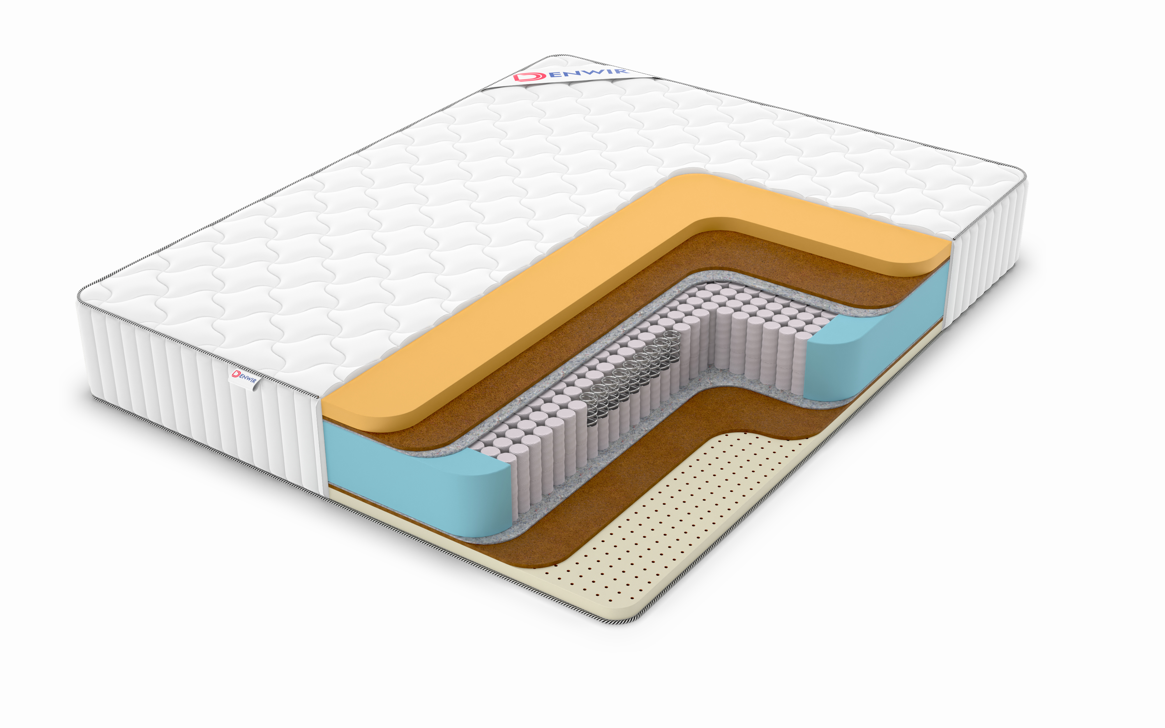 

Матрас пружинный DENWIR CLASSIC MIDDLE MEMO SOFT PLUS S1000 /chstmat_CMMSPS1000_1_115x186, Белый, CLASSIC MIDDLE MEMO SOFT PLUS S1000