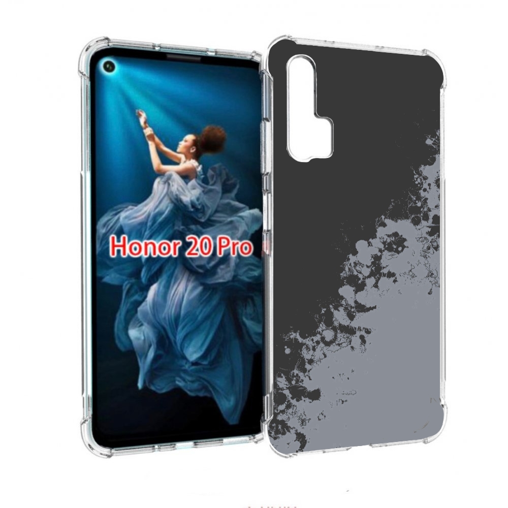 

Чехол бампер MyPads серый-эстетичный для Honor 20 Pro противоуда, Прозрачный, Tocco