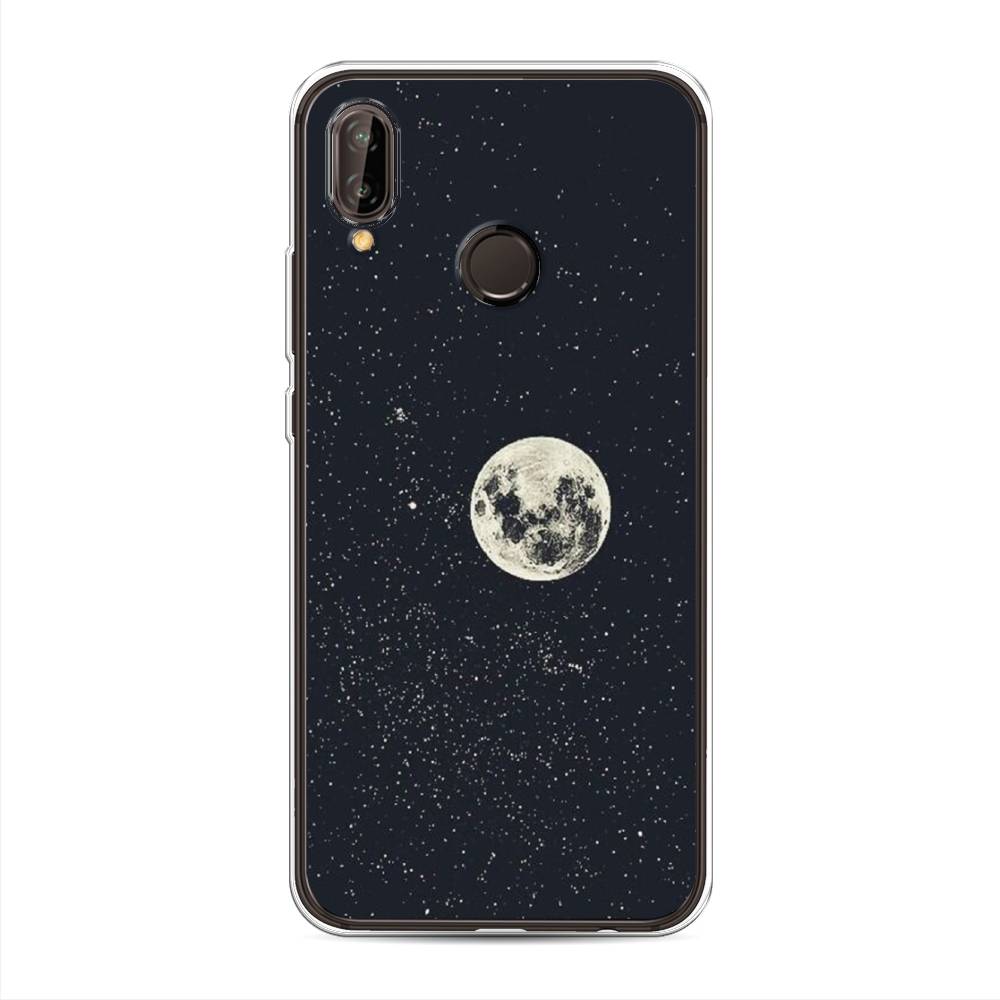 

Чехол на Huawei Nova 3 "Полнолуние", Красный, 66150-2