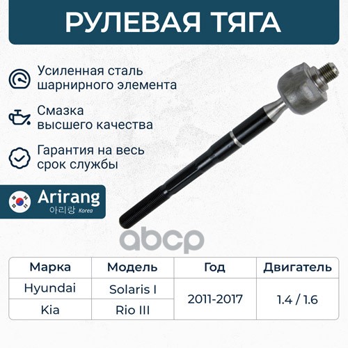 тяга рулевая леваяправая 1шт 1050₽