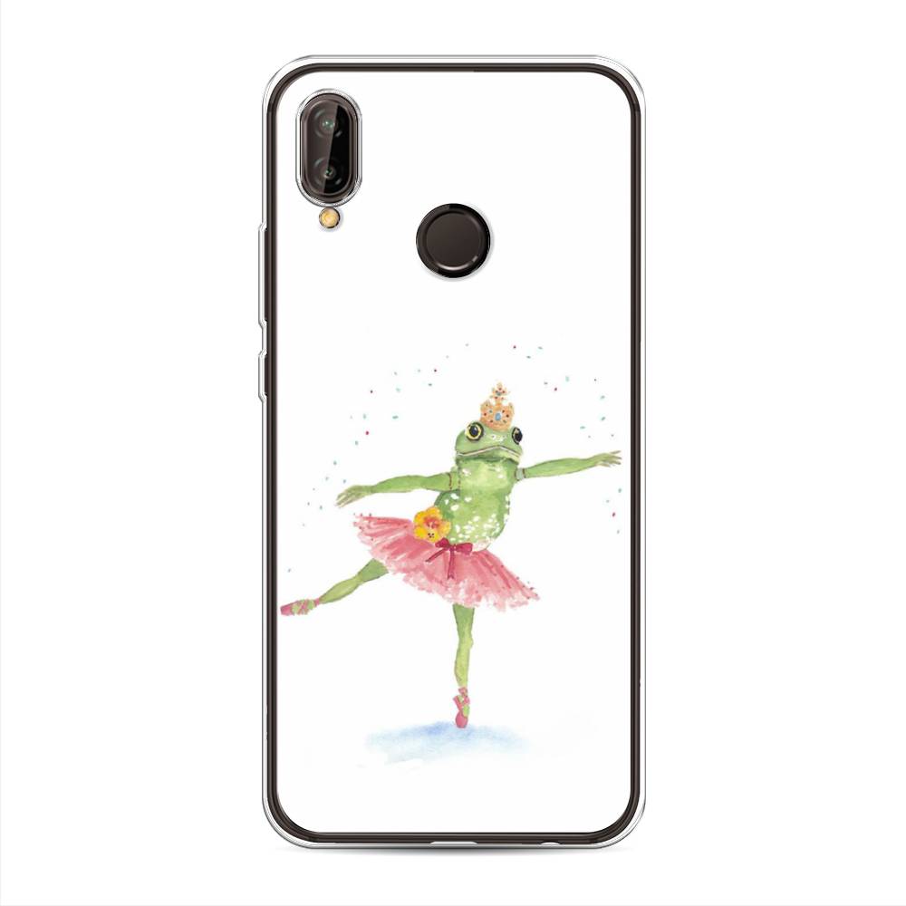 

Чехол на Huawei Nova 3 "Лягушка-балерина", Зеленый, 66150-4