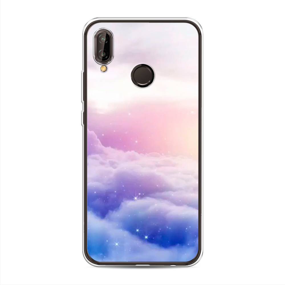 

Чехол на Huawei Nova 3 "Небеса", Голубой;белый;розовый, 66150-2