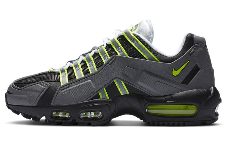 

Кроссовки унисекс Nike Air Max 95 NDSTRKT Neon Yellow серые 37.5 EU, Серый, Air Max 95 NDSTRKT Neon Yellow