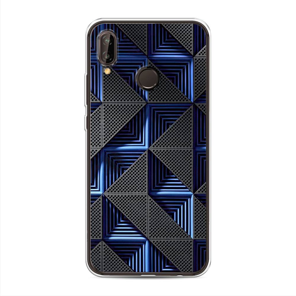 

Чехол на Huawei Nova 3 "IBM", Серый;синий, 66150-3
