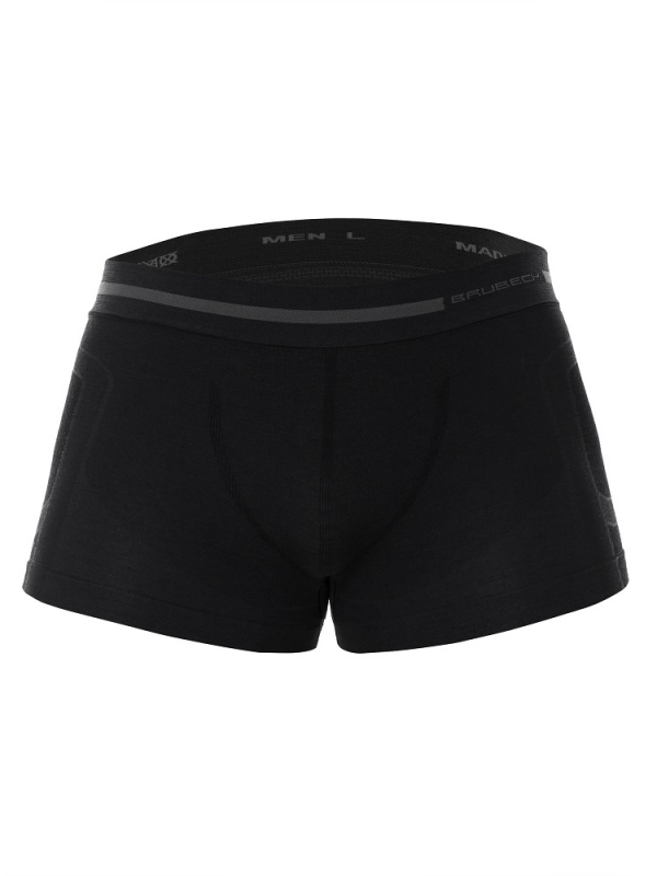 

Термобелье Brubeck трусы боксеры мужские шерсть мериноса COMFORT WOOL черные XXL, Черный
