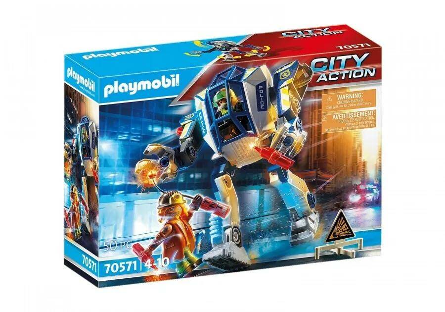 Playmobil. Конструктор арт.70571 Special Operations Police Robot (Полицейский робот)
