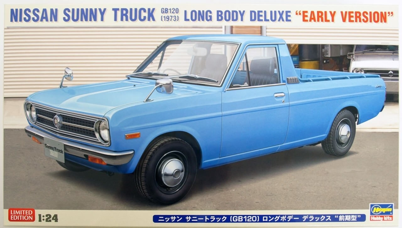 

20267 Автомобиль NISSAN SUNNY TRUCK GB120 LONG BODY DELUXE EARLY VERSION HASEGAWA 1/24