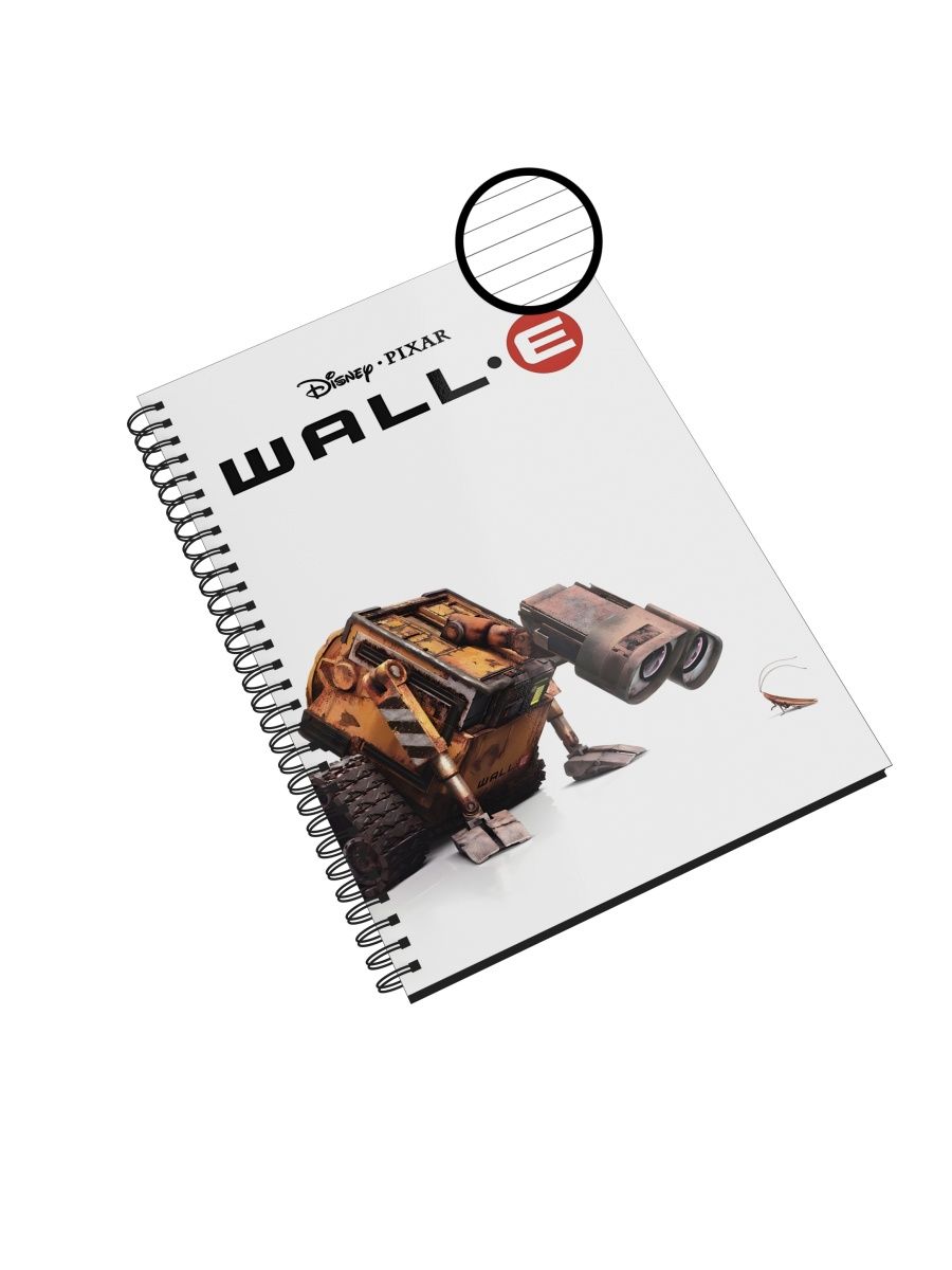 

Блокнот Каждому Своё "WALL-E/Валли/Мультфильм" NP-MUVL1-A5/3 A5 48л в линейку, NP-MUVL1-A5/3