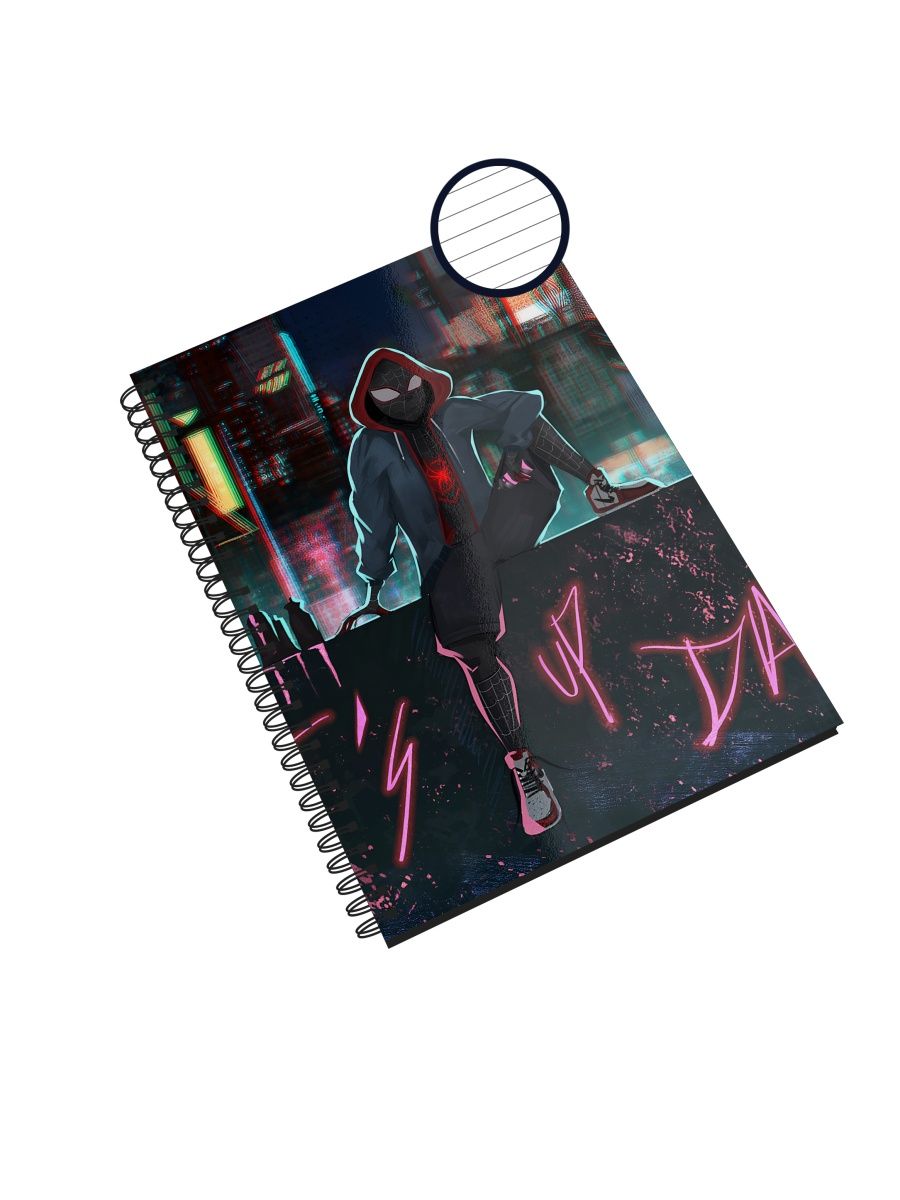 

Блокнот Каждому Своё "Spider-man/Человек паук" NP-MVSM8-A4/3 A4 48л в линейку, NP-MVSM8-A4/3