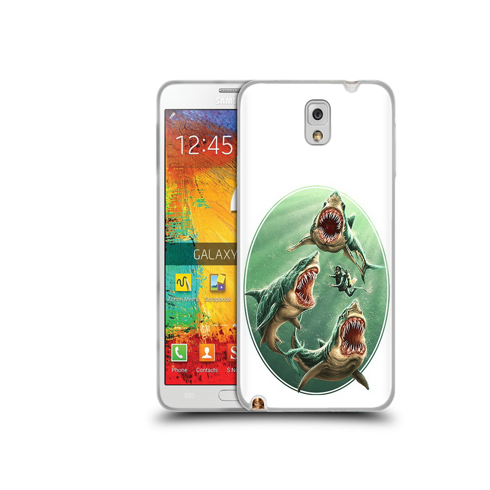 

Чехол MyPads Tocco для Samsung Galaxy Note 3 синяя бездна, Прозрачный, Tocco
