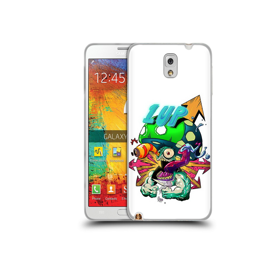 

Чехол MyPads Tocco для Samsung Galaxy Note 3 сильный гриб абстракция, Прозрачный, Tocco