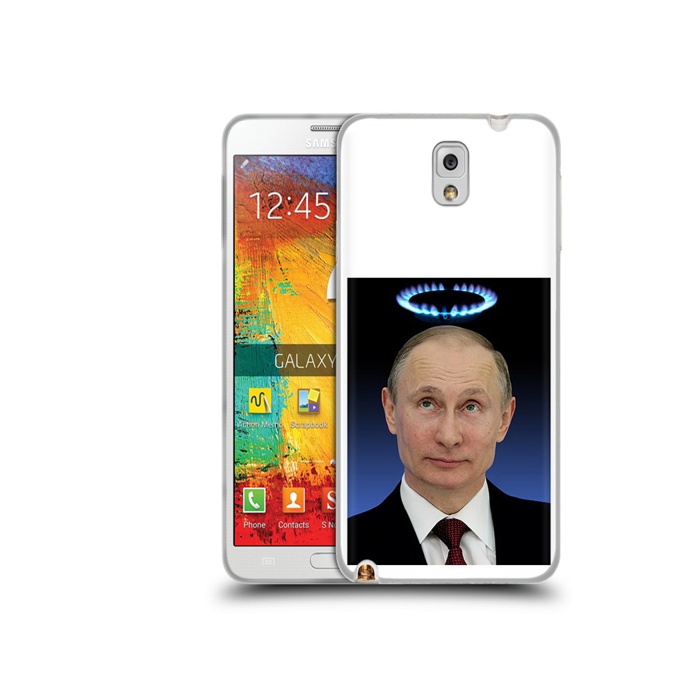 

Чехол MyPads Tocco для Samsung Galaxy Note 3 святой газ, Прозрачный, Tocco