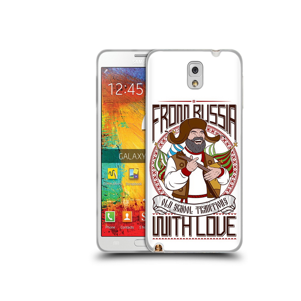 

Чехол MyPads Tocco для Samsung Galaxy Note 3 русский мужчина, Прозрачный, Tocco