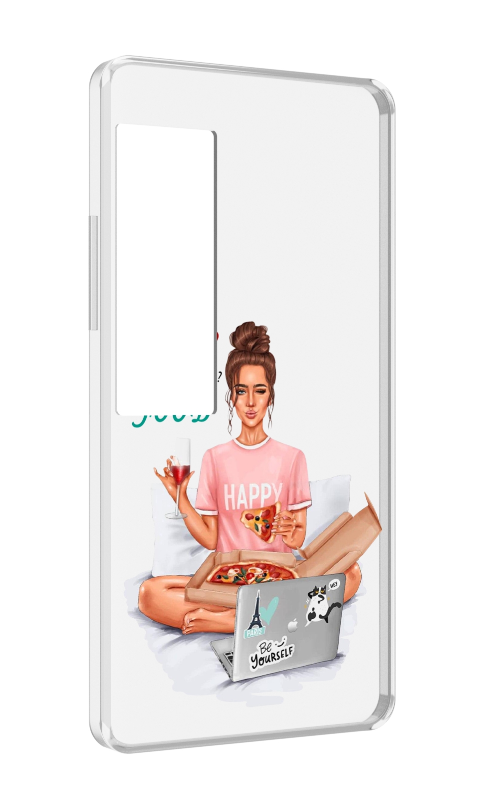 

Чехол MyPads девушка-с-ноутбуком женский для Meizu Pro 7 Plus, Прозрачный, Tocco