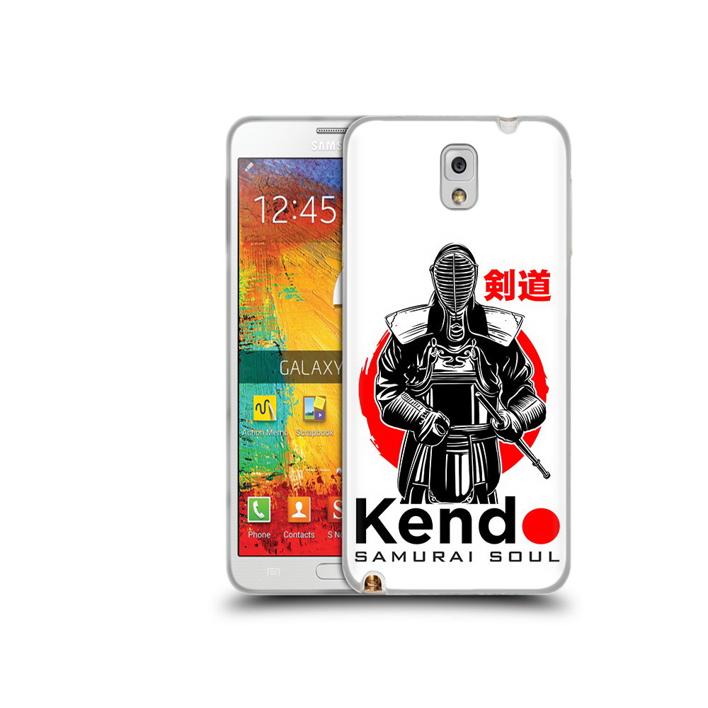 

Чехол MyPads Tocco для Samsung Galaxy Note 3 рисованый самурай, Прозрачный, Tocco
