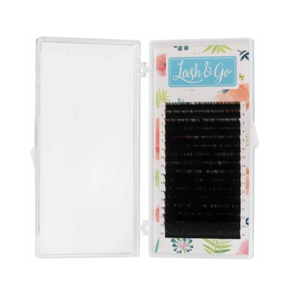 

Ресницы Lash&Go C 0.12 13 мм 16 линий, Черный