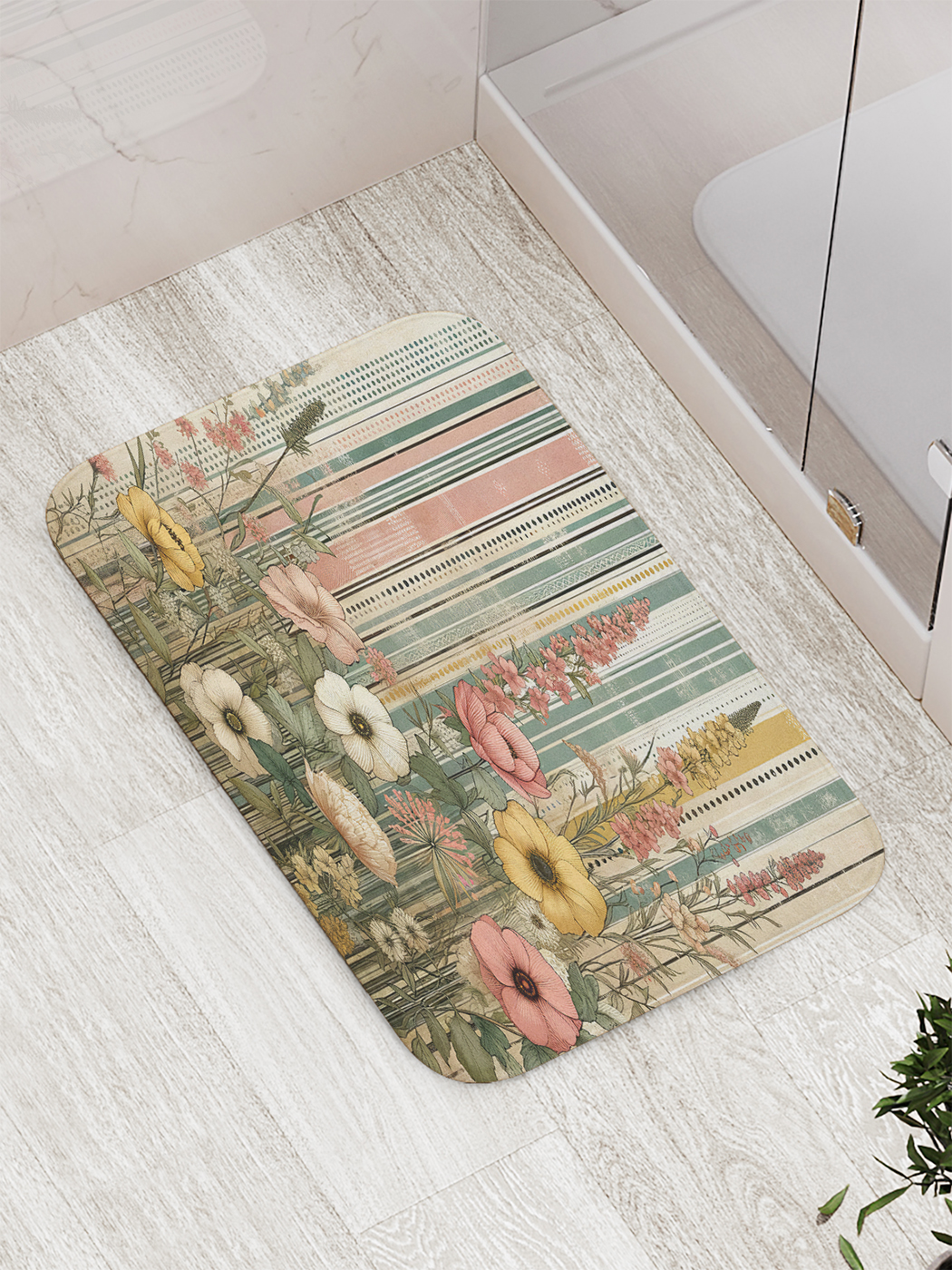 

Коврик для ванной и туалета мягкий JoyArty "Космея", bath_sd2191