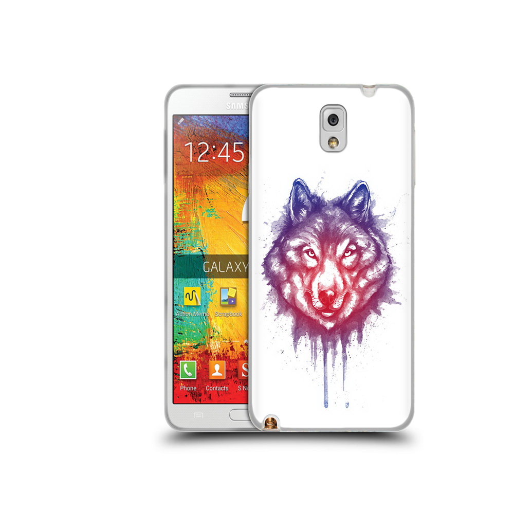 

Чехол MyPads Tocco для Samsung Galaxy Note 3 пушистый волк, Прозрачный, Tocco